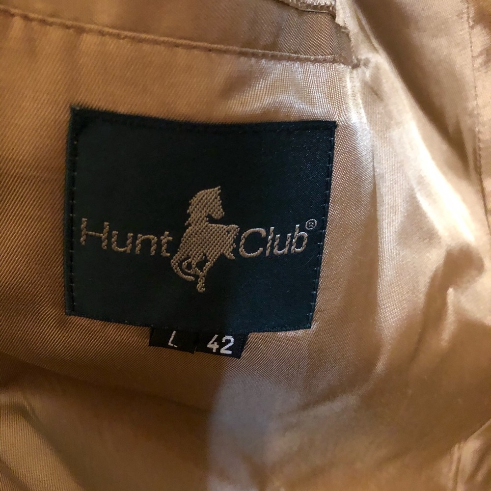 Vintage Hunt Club Wool & Mohair Long Tan Coat - Picture 15 of 15